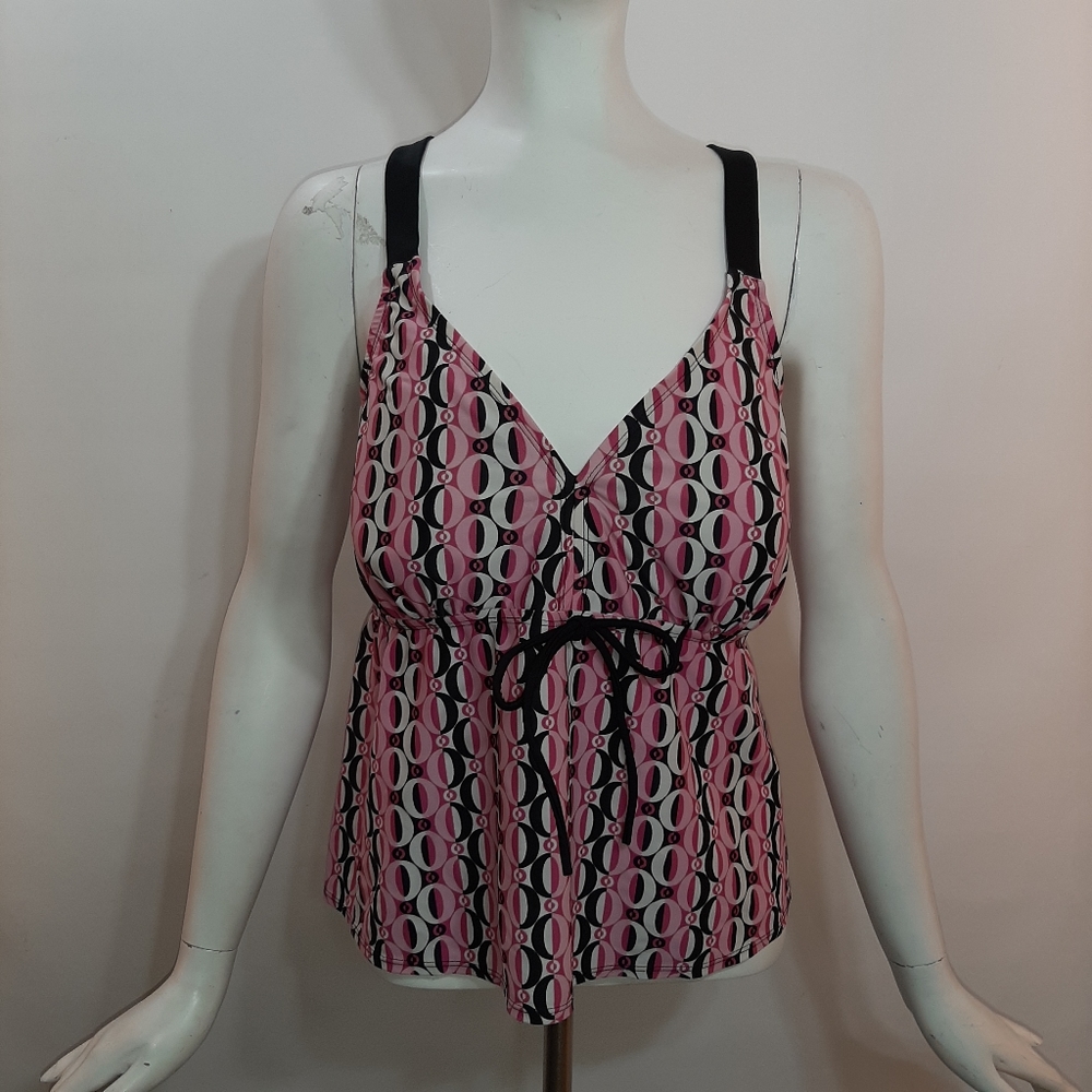 Contour by Beach Scene Tankini Swim top